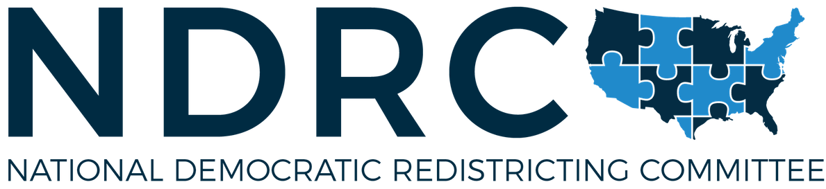 NDRC Logo in blue font with a transparent background